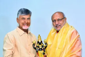 సీఎం చంద్రబాబుతో తెలంగాణ గవర్నర్ భేటీ